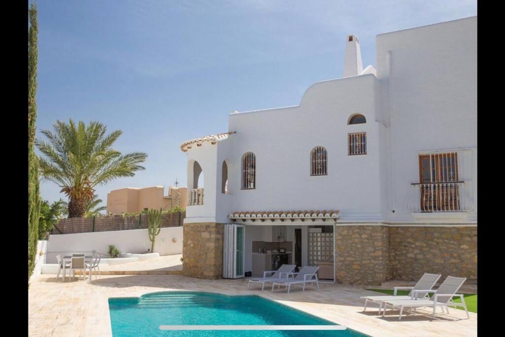 Villa With Private Pool And Amazing Mountain And Sea Views No Young Groups Allowed Mojacar Exterior photo