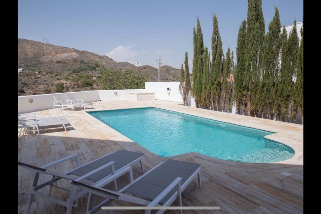 Villa With Private Pool And Amazing Mountain And Sea Views No Young Groups Allowed Mojacar Exterior photo